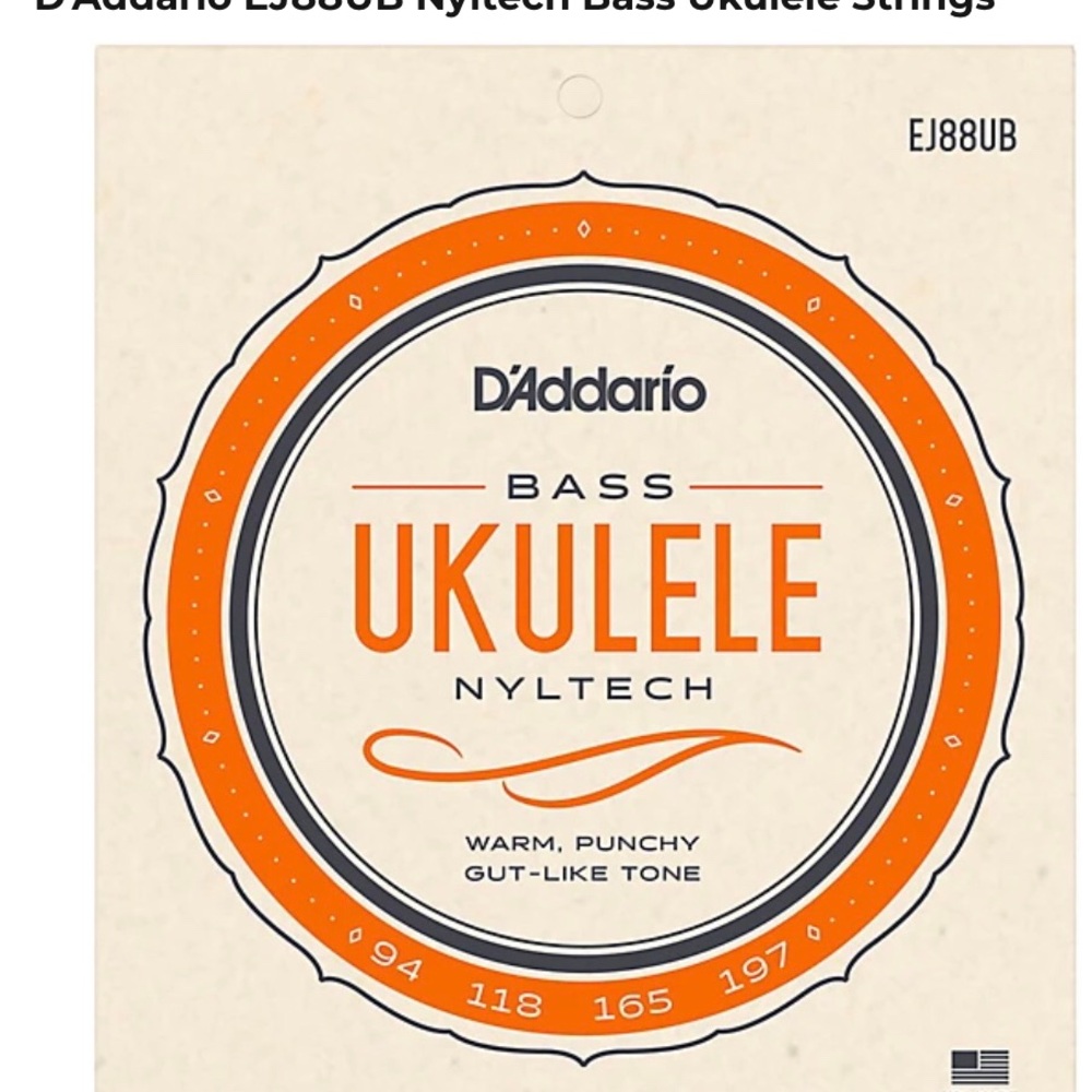 D'Addario Bass Ukulele Strings